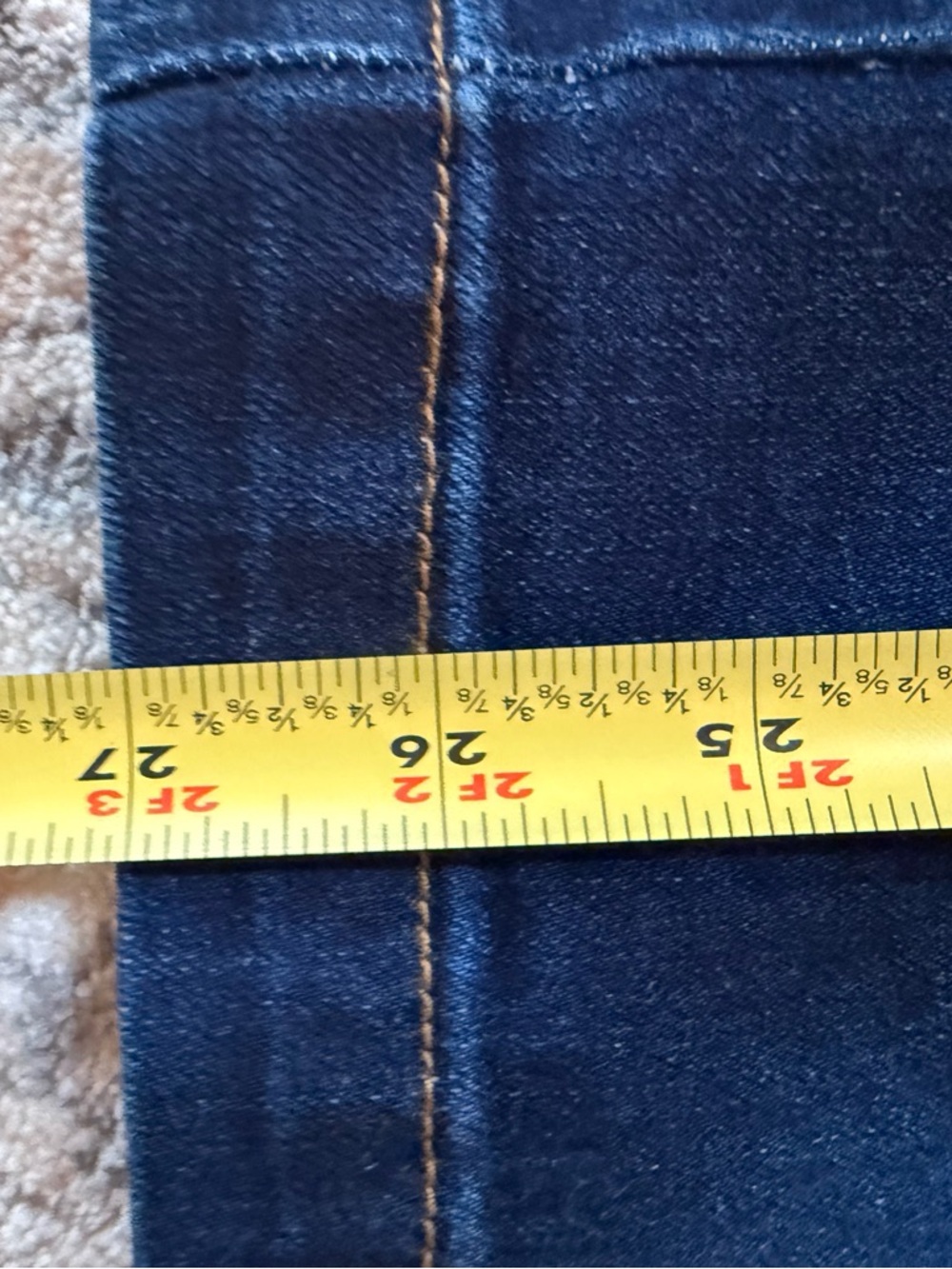 Nuggles Classic Dark Blue Denim Pencil Skirt - Picture 7 of 9